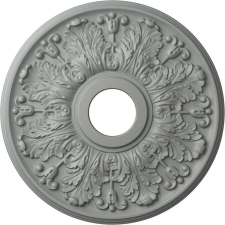 Ekena Millwork Apollo Ceiling Medallion (Fits Canopies up to 5 5/8"), 16 1/2"OD x 3 5/8"ID x 1 1/8"P, Primed White CM16AP